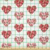 Ambesonne Hearts Fabric by The Yard, Shapes Out of Circles Dots Romantic Theme Valentines Day Feels Couple Love, Stretch Knit Fabric for Clothing Sewing and Arts Crafts, 5 Yards, Blush Pastel Pink(Blush Pastel Pink)