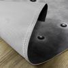 Ambesonne Industrial Place Mats Set of 4, Black Grunge Plate Armour Digital Print Rivets Vintage Theme Print, Washable Fabric Placemats for Dining Table, Standard Size, Black Silver