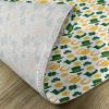 Ambesonne Irish Place Mats Set of 4, Happy St. Patrick’s Day Concept Pattern with Traditional Holiday, Washable Fabric Placemats for Dining Table, Standard Size, Yellow White