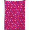 Ambesonne Magenta Tablecloth, Heart Valentine Days Lovers Love Concept, Rectangular Table Cover for Dining Room Kitchen Decor, 60″ X 84″, Multicolor
