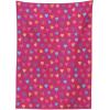 Ambesonne Magenta Tablecloth, Heart Valentine Days Lovers Love Concept, Rectangular Table Cover for Dining Room Kitchen Decor, 60″ X 84″, Multicolor