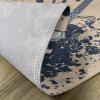 Ambesonne Modern Place Mats Set of 4, Acoustic Guitar on Retro Murky Background Music Notes Melody Illustration, Washable Fabric Placemats for Dining Table, Standard Size, Beige Blue