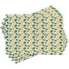 Ambesonne Irish Place Mats Set of 4, Happy St. Patrick’s Day Concept Pattern with Traditional Holiday, Washable Fabric Placemats for Dining Table, Standard Size, Yellow White