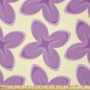 Ambesonne Mauve Fabric by The Yard, Big Fresh Flower Floret Buds Bouquet Motif Valentine Romance Blossoms Design Print, Stretch Knit Fabric for Clothing Sewing and Arts Crafts, 2 Yards, Yellow Violet(Yellow Violet)