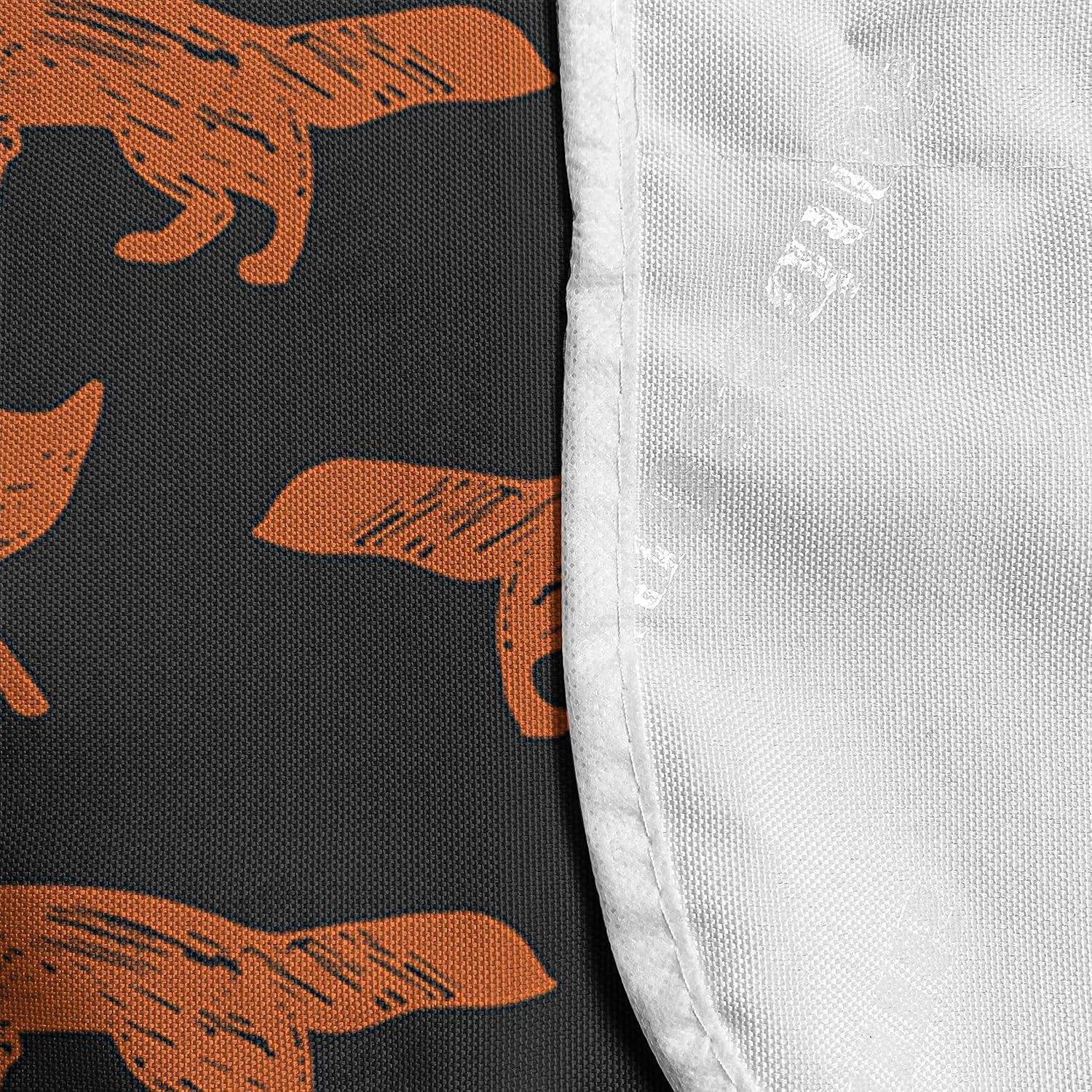 imageAmbesonne Cartoon Microwave Oven Cover Vertical Stripes with Bow Ties Pale Palette Illustration Valentines Day Water Resistant Organizer with Pockets for Kitchen 36 x 12 Pale Pink RoseOrange Charcoal Grey