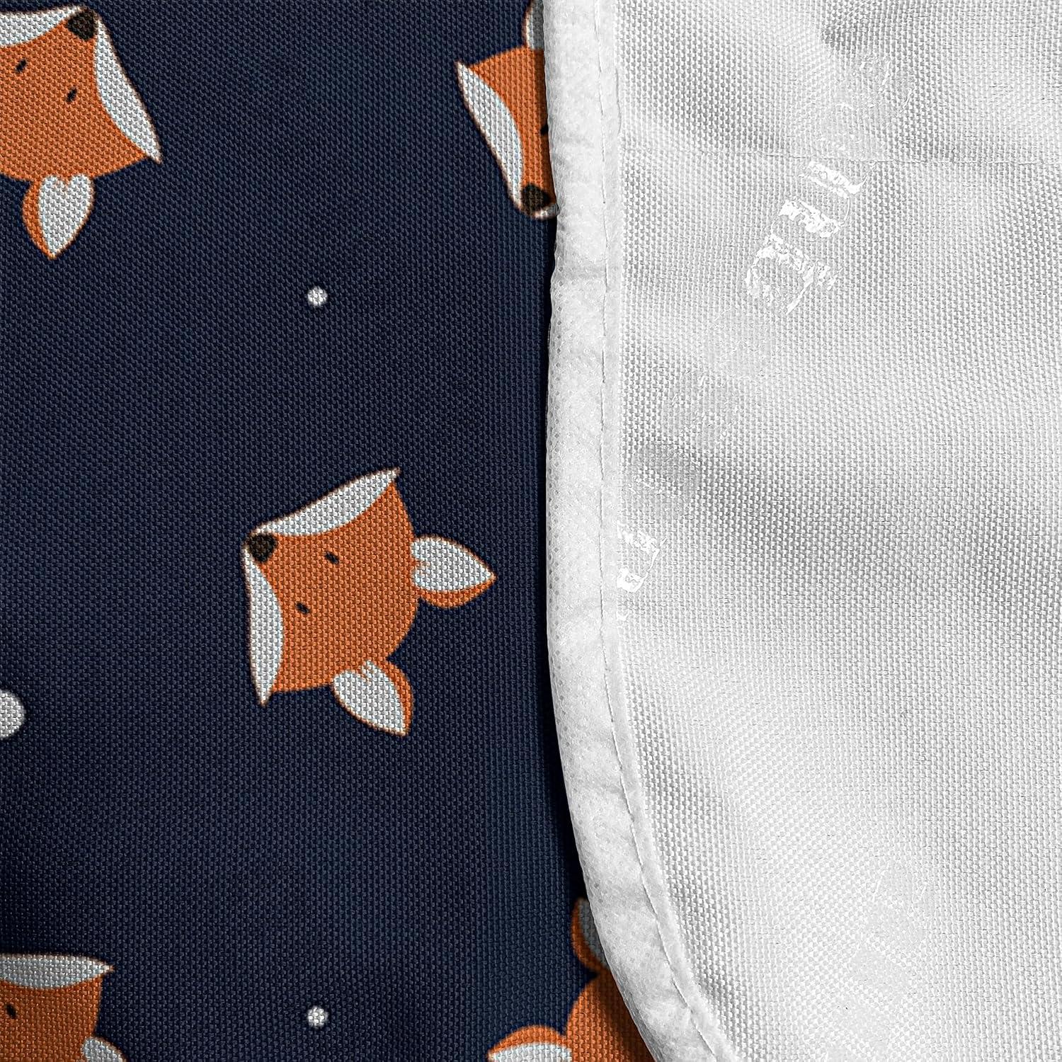 imageAmbesonne Cartoon Microwave Oven Cover Vertical Stripes with Bow Ties Pale Palette Illustration Valentines Day Water Resistant Organizer with Pockets for Kitchen 36 x 12 Pale Pink RoseNavy Blue Orange