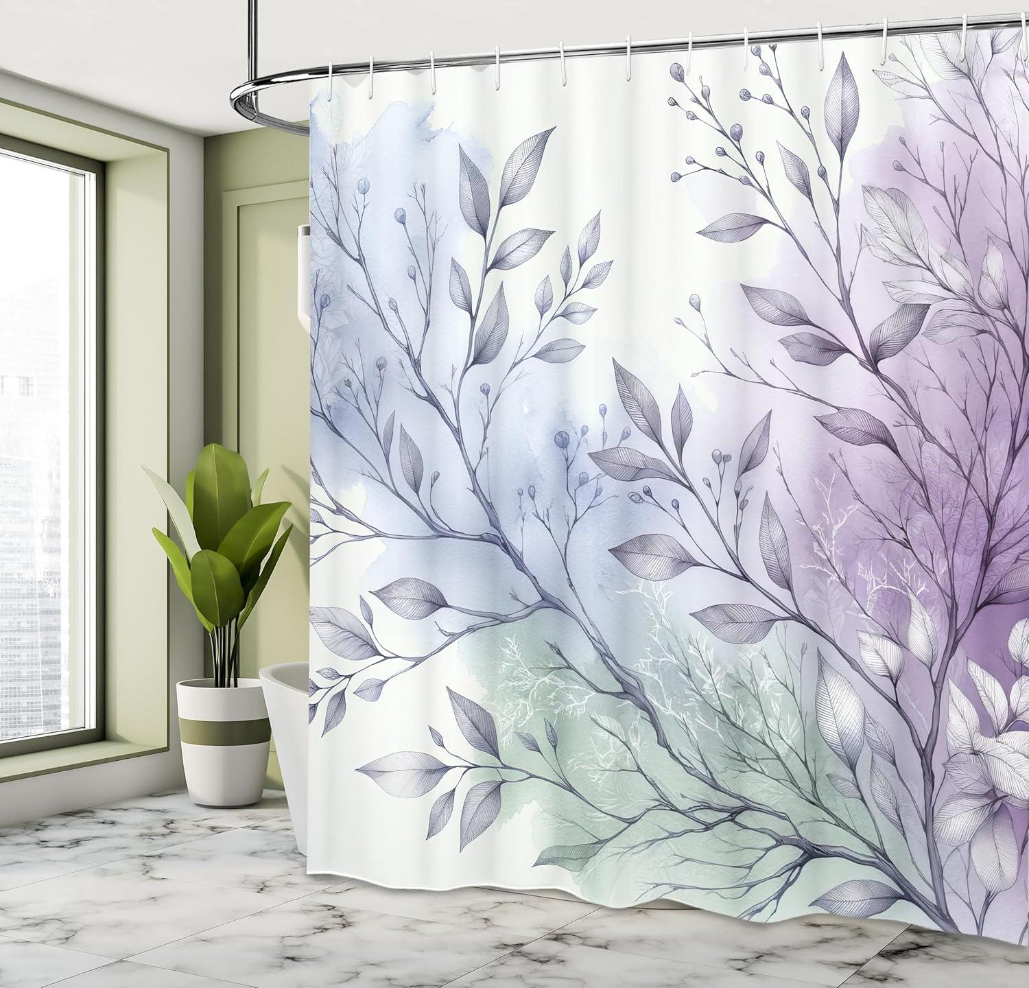 imageAmbesonne Colorful Shower Curtain Retro Design Groovy Valentines Day Hearts Pattern on Plain Back 90s Feeling Cloth Fabric Bathroom Decor Set with Hooks 69 W x 75 L White MulticolorPale Ceil Blue Pale Green