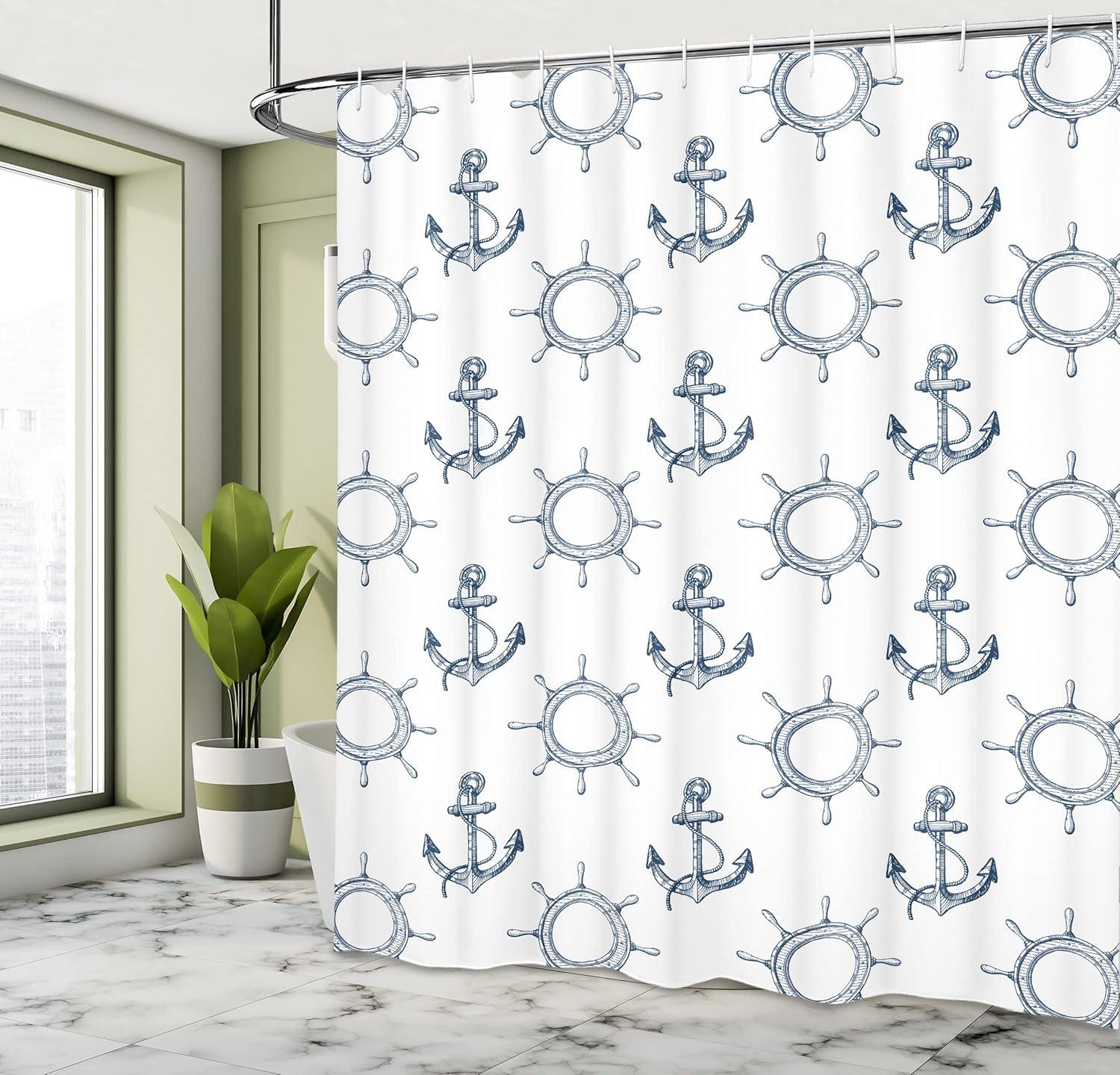 imageAmbesonne Fairytale Shower Curtain Romantic Carriage Royal Ornamental Details Stopped at The Door of a Kingdom Palace Cartoon Cloth Fabric Bathroom Set with Hooks 69 W x 70 L Yellow and PinkNight Blue