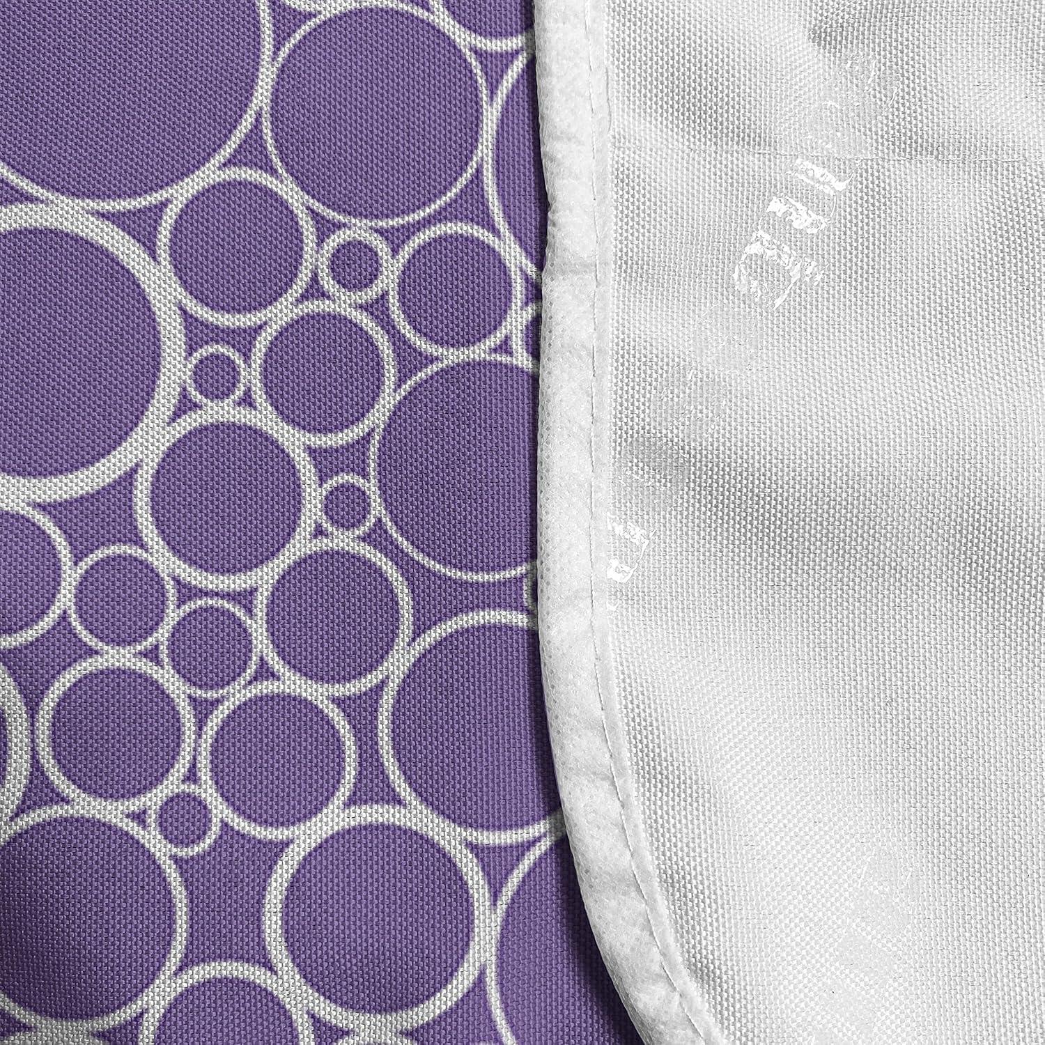 imageAmbesonne Romantic Microwave Oven Cover Soft Colored Hearts in Love Valentines Day Repetitive Pattern Water Resistant Organizer with Pockets for Kitchen 36 x 12 Pale Yellow Pale PinkViolet White