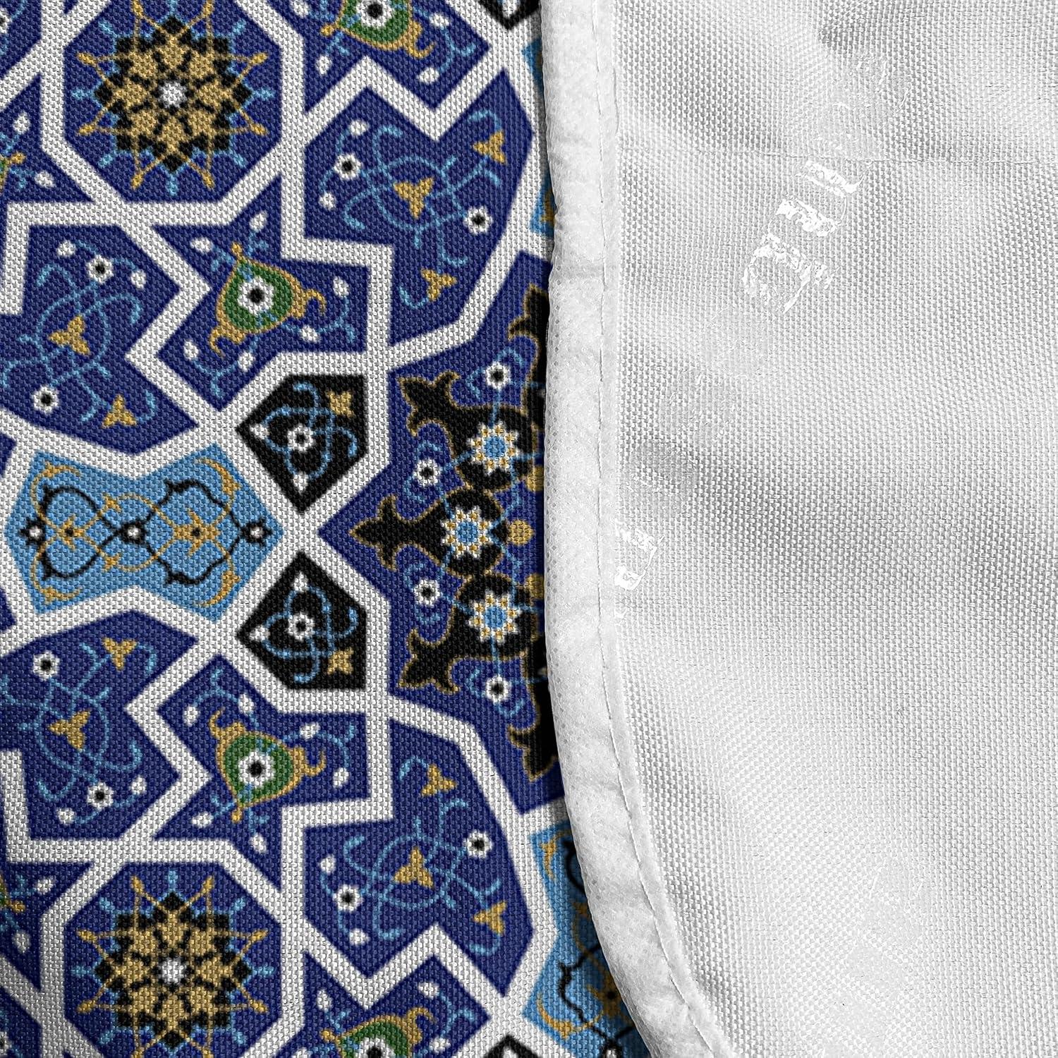 imageAmbesonne Romantic Microwave Oven Cover Soft Colored Hearts in Love Valentines Day Repetitive Pattern Water Resistant Organizer with Pockets for Kitchen 36 x 12 Pale Yellow Pale PinkRoyal Blue