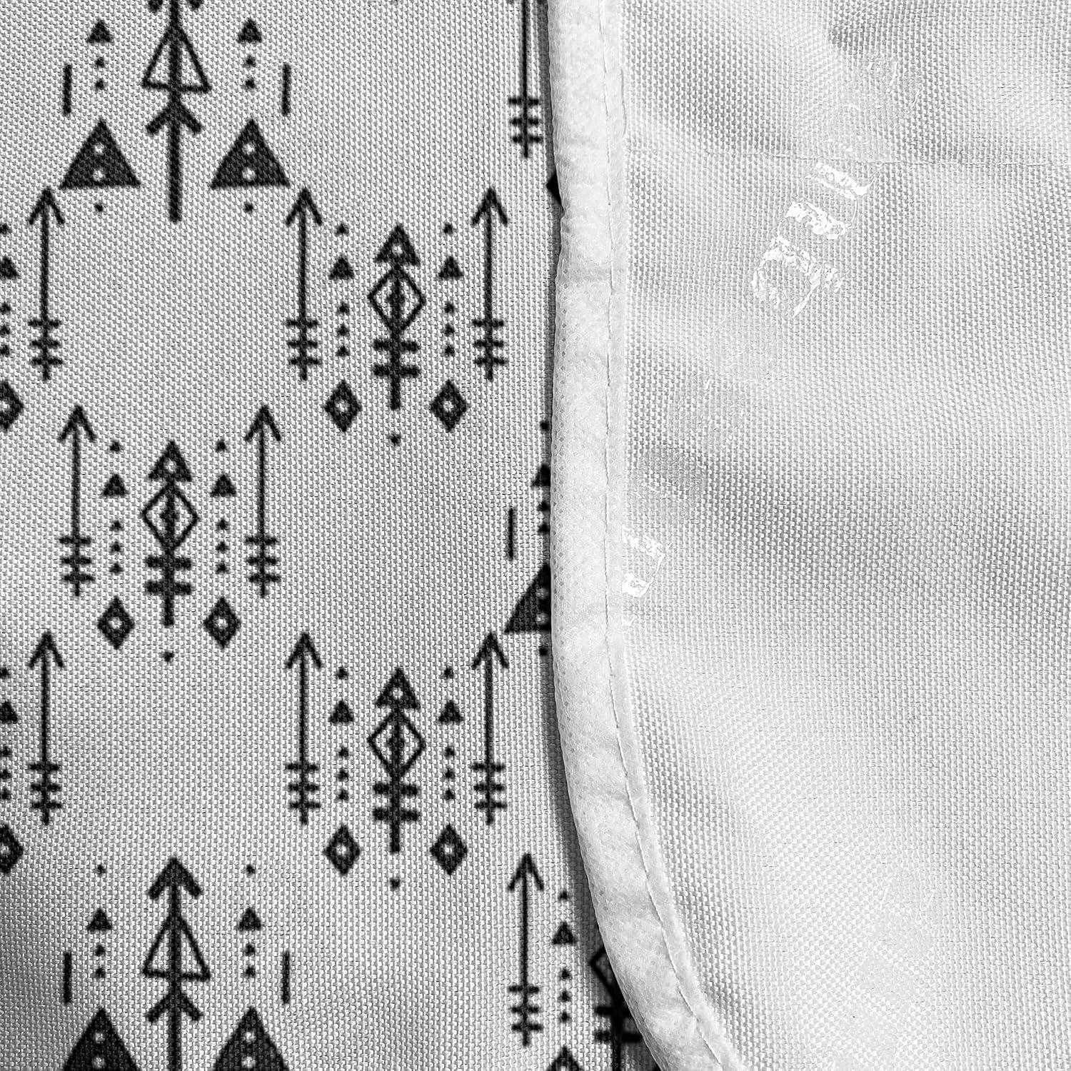 imageAmbesonne Romantic Microwave Oven Cover Soft Colored Hearts in Love Valentines Day Repetitive Pattern Water Resistant Organizer with Pockets for Kitchen 36 x 12 Pale Yellow Pale PinkCharcoal Grey