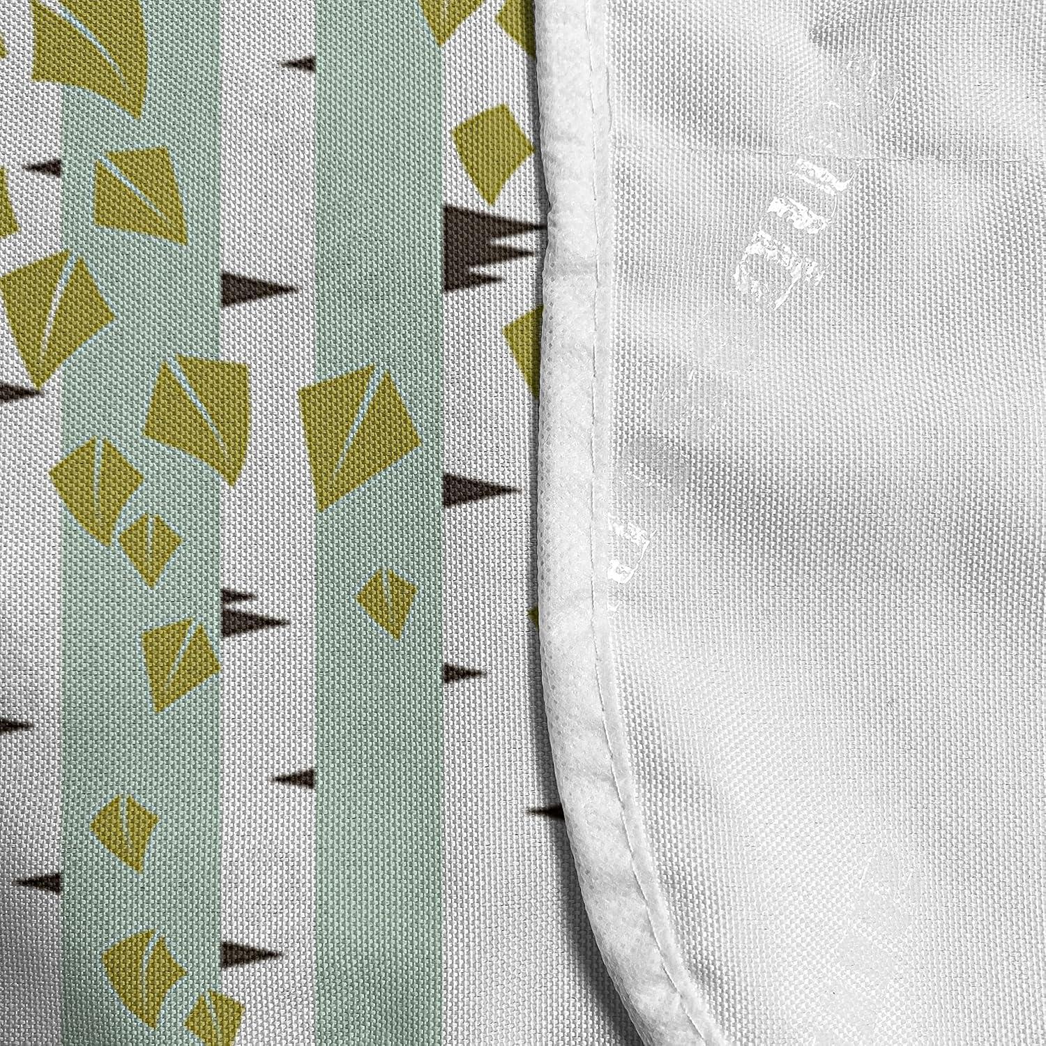 imageAmbesonne Valentines Day Microwave Oven Cover Love Birds and Hearts Kissing Romantic Animals Motif Repetition Water Resistant Organizer with Pockets for Kitchen 36 x 12 Apricot Red and GreyAlmond Green Khaki White