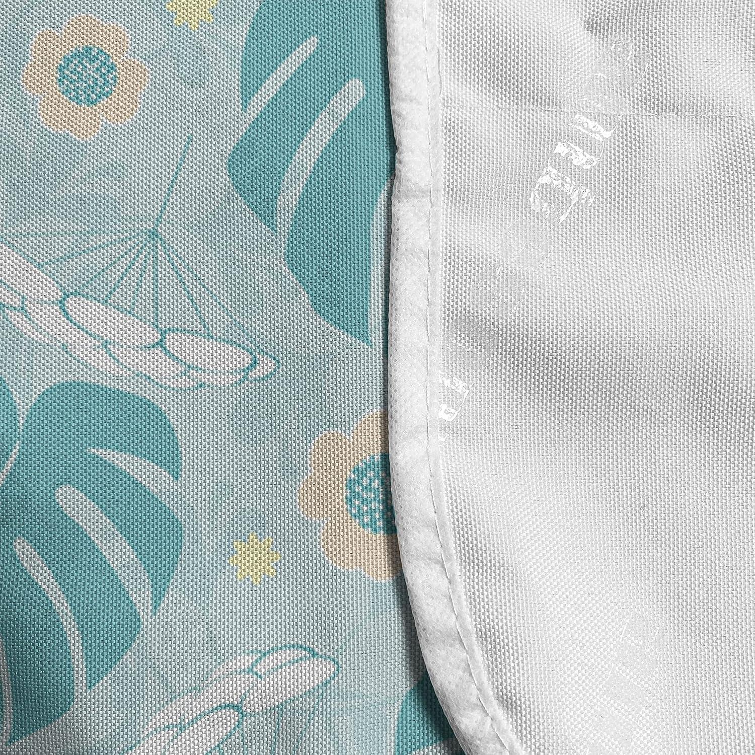 imageAmbesonne Valentines Day Microwave Oven Cover Love Birds and Hearts Kissing Romantic Animals Motif Repetition Water Resistant Organizer with Pockets for Kitchen 36 x 12 Apricot Red and GreyTurquoise Pale Peach