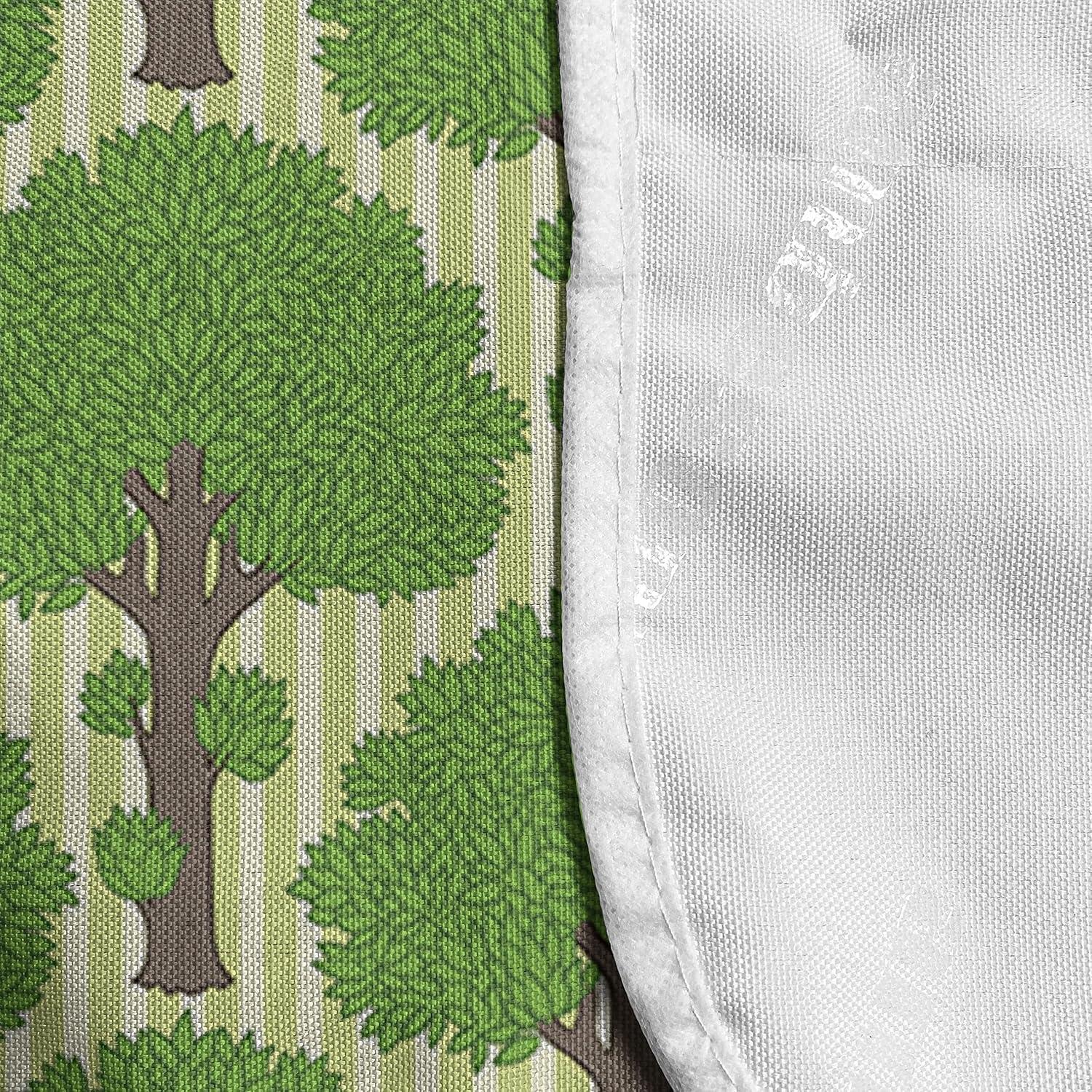 imageAmbesonne Valentines Day Microwave Oven Cover Love Birds and Hearts Kissing Romantic Animals Motif Repetition Water Resistant Organizer with Pockets for Kitchen 36 x 12 Apricot Red and GreyGreen and Taupe