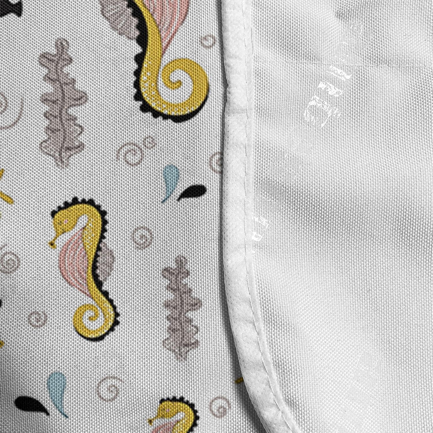 imageAmbesonne Valentines Day Microwave Oven Cover Love Birds and Hearts Kissing Romantic Animals Motif Repetition Water Resistant Organizer with Pockets for Kitchen 36 x 12 Apricot Red and GreyMustard Dust White