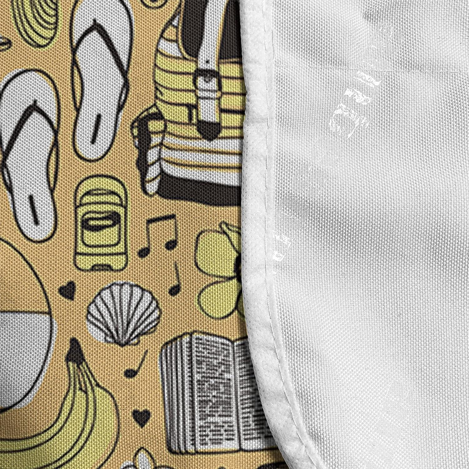 imageAmbesonne Valentines Day Microwave Oven Cover Love Birds and Hearts Kissing Romantic Animals Motif Repetition Water Resistant Organizer with Pockets for Kitchen 36 x 12 Apricot Red and GreyPeach and Pale Yellow