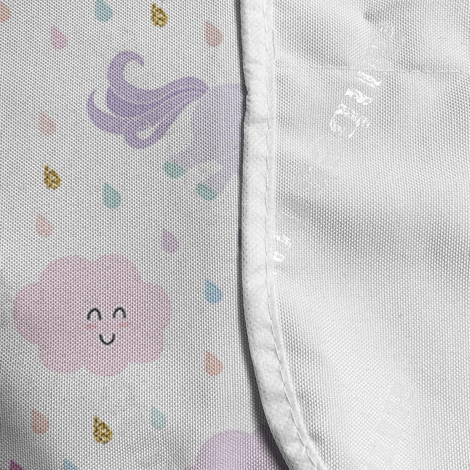 imageAmbesonne Valentines Microwave Oven Cover Pastel Heart Lovers Teenage Romance Girly Birthday Water Resistant Organizer with Pockets for Kitchen 36 x 12 Magenta Pink and WhitePale Mauve Pale Pink