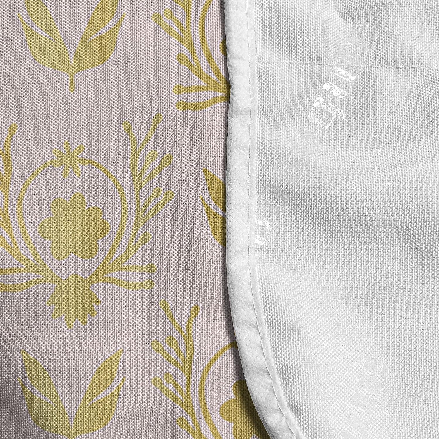 imageAmbesonne Valentines Microwave Oven Cover Pastel Heart Lovers Teenage Romance Girly Birthday Water Resistant Organizer with Pockets for Kitchen 36 x 12 Magenta Pink and WhitePale Coffee and Pale Pink