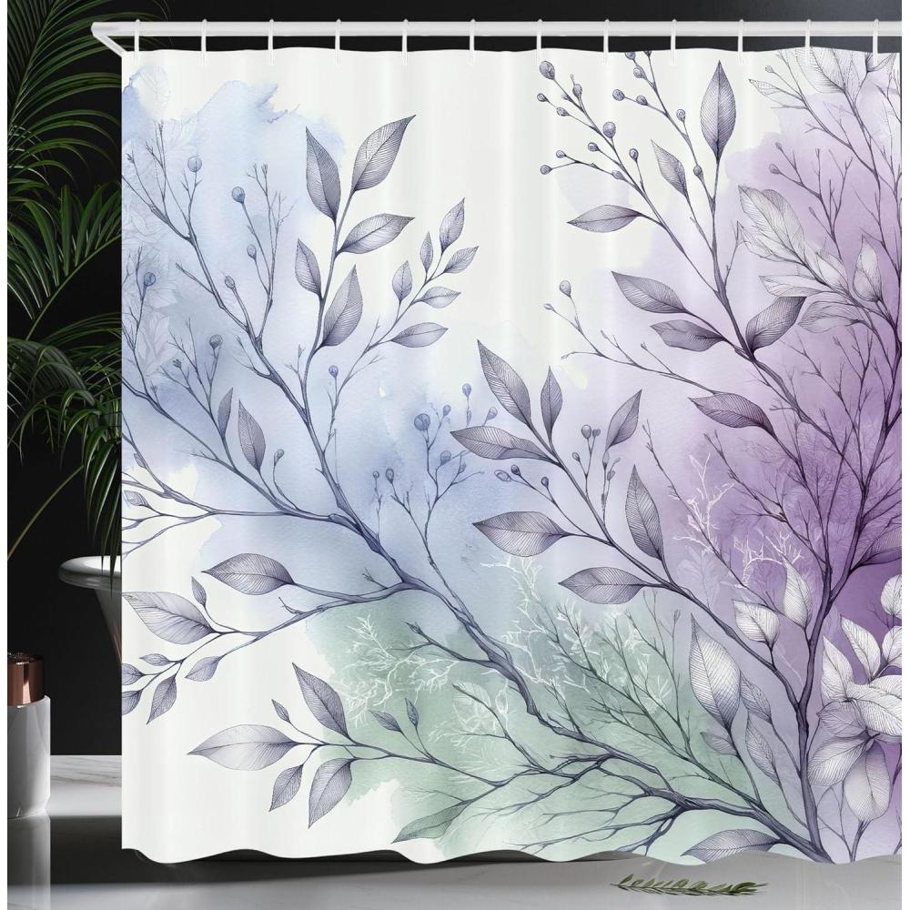 imageAmbesonne Colorful Shower Curtain Retro Design Groovy Valentines Day Hearts Pattern on Plain Back 90s Feeling Cloth Fabric Bathroom Decor Set with Hooks 69 W x 75 L White MulticolorPale Ceil Blue Pale Green