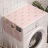 Ambesonne Cartoon Microwave Oven Cover, Vertical Stripes with Bow Ties Pale Palette Illustration Valentines Day, Water Resistant Organizer with Pockets for Kitchen, 36″ x 12″, Pale Pink Rose(Pale Pink Rose)
