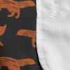 Ambesonne Cartoon Microwave Oven Cover, Vertical Stripes with Bow Ties Pale Palette Illustration Valentines Day, Water Resistant Organizer with Pockets for Kitchen, 36″ x 12″, Pale Pink Rose(Orange Charcoal Grey)