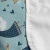 Ambesonne Cartoon Microwave Oven Cover, Vertical Stripes with Bow Ties Pale Palette Illustration Valentines Day, Water Resistant Organizer with Pockets for Kitchen, 36″ x 12″, Pale Pink Rose(Pale Blue Orange)