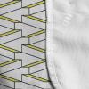 Ambesonne Cartoon Microwave Oven Cover, Vertical Stripes with Bow Ties Pale Palette Illustration Valentines Day, Water Resistant Organizer with Pockets for Kitchen, 36″ x 12″, Pale Pink Rose(Yellow Black White)