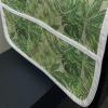 Ambesonne Cartoon Microwave Oven Cover, Vertical Stripes with Bow Ties Pale Palette Illustration Valentines Day, Water Resistant Organizer with Pockets for Kitchen, 36″ x 12″, Pale Pink Rose(Apple Green Fern Green)