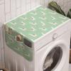 Ambesonne Cartoon Microwave Oven Cover, Vertical Stripes with Bow Ties Pale Palette Illustration Valentines Day, Water Resistant Organizer with Pockets for Kitchen, 36″ x 12″, Pale Pink Rose(Mint Green Multicolor)