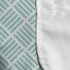 Ambesonne Cartoon Microwave Oven Cover, Vertical Stripes with Bow Ties Pale Palette Illustration Valentines Day, Water Resistant Organizer with Pockets for Kitchen, 36″ x 12″, Pale Pink Rose(Mint Green White)