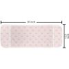 Ambesonne Cartoon Microwave Oven Cover, Vertical Stripes with Bow Ties Pale Palette Illustration Valentines Day, Water Resistant Organizer with Pockets for Kitchen, 36″ x 12″, Pale Pink Rose(Pale Pink Rose)