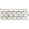Ambesonne Cartoon Microwave Oven Cover, Vertical Stripes with Bow Ties Pale Palette Illustration Valentines Day, Water Resistant Organizer with Pockets for Kitchen, 36″ x 12″, Pale Pink Rose(Reseda Green Pale Pink)
