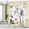 Ambesonne Fairytale Shower Curtain, Romantic Carriage Royal Ornamental Details Stopped at The Door of a Kingdom Palace Cartoon, Cloth Fabric Bathroom Set with Hooks, 69″ W x 70″ L, Yellow and Pink(Black and White)