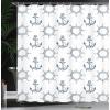 Ambesonne Fairytale Shower Curtain, Romantic Carriage Royal Ornamental Details Stopped at The Door of a Kingdom Palace Cartoon, Cloth Fabric Bathroom Set with Hooks, 69″ W x 70″ L, Yellow and Pink(Night Blue)