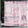Ambesonne Fairytale Shower Curtain, Romantic Carriage Royal Ornamental Details Stopped at The Door of a Kingdom Palace Cartoon, Cloth Fabric Bathroom Set with Hooks, 69″ W x 70″ L, Yellow and Pink(Magenta Purple)