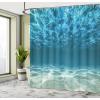 Ambesonne Fairytale Shower Curtain, Romantic Carriage Royal Ornamental Details Stopped at The Door of a Kingdom Palace Cartoon, Cloth Fabric Bathroom Set with Hooks, 69″ W x 70″ L, Yellow and Pink(Ivory Blue)