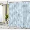 Ambesonne Fairytale Shower Curtain, Romantic Carriage Royal Ornamental Details Stopped at The Door of a Kingdom Palace Cartoon, Cloth Fabric Bathroom Set with Hooks, 69″ W x 70″ L, Yellow and Pink(Dark Blue and White)
