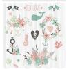 Ambesonne Fairytale Shower Curtain, Romantic Carriage Royal Ornamental Details Stopped at The Door of a Kingdom Palace Cartoon, Cloth Fabric Bathroom Set with Hooks, 69″ W x 70″ L, Yellow and Pink(Pink Mint)