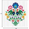 Ambesonne Fairytale Shower Curtain, Romantic Carriage Royal Ornamental Details Stopped at The Door of a Kingdom Palace Cartoon, Cloth Fabric Bathroom Set with Hooks, 69″ W x 70″ L, Yellow and Pink(Blue Pink)
