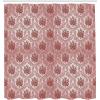 Ambesonne Fairytale Shower Curtain, Romantic Carriage Royal Ornamental Details Stopped at The Door of a Kingdom Palace Cartoon, Cloth Fabric Bathroom Set with Hooks, 69″ W x 70″ L, Yellow and Pink(Pale Rust)
