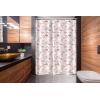 Ambesonne Flamingo Stall Shower Curtain, Flamingos in Vintage Style Illustration Love and Romantic Animals Art Print, Fabric Bathroom Decor Set with Hooks, 54″ W x 78″ L, Beige Pink
