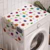 Ambesonne Ladybugs Microwave Oven Cover, Dotted Insects with Floral Illustration Valentines Day Inspired Romantic Elements, Water Resistant Organizer with Pockets for Kitchen, 36″ x 12″, Multicolor(Multicolor)