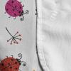 Ambesonne Ladybugs Microwave Oven Cover, Dotted Insects with Floral Illustration Valentines Day Inspired Romantic Elements, Water Resistant Organizer with Pockets for Kitchen, 36″ x 12″, Multicolor(Multicolor)