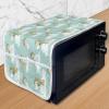 Ambesonne Cartoon Microwave Oven Cover, Vertical Stripes with Bow Ties Pale Palette Illustration Valentines Day, Water Resistant Organizer with Pockets for Kitchen, 36″ x 12″, Pale Pink Rose(Earth Yellow Seafoam)