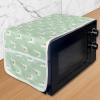 Ambesonne Cartoon Microwave Oven Cover, Vertical Stripes with Bow Ties Pale Palette Illustration Valentines Day, Water Resistant Organizer with Pockets for Kitchen, 36″ x 12″, Pale Pink Rose(Mint Green Multicolor)