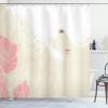 Ambesonne Fashion Shower Curtain, Pastel Colored Portrait of a Woman Soft Digital Flowers Bridal Theme Romantic Image, Cloth Fabric Bathroom Decor Set with Hooks, 69″ W x 70″ L, Beige Pink