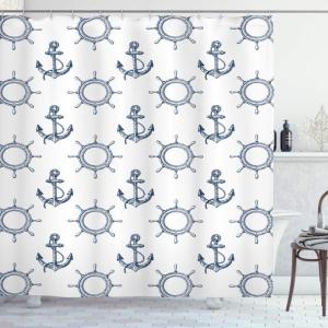 Ambesonne Fairytale Shower Curtain, Romantic Carriage Royal Ornamental Details Stopped at The Door of a Kingdom Palace Cartoon, Cloth Fabric Bathroom Set with Hooks, 69″ W x 70″ L, Yellow and Pink(Night Blue)