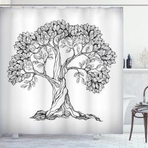 Ambesonne Fairytale Shower Curtain, Romantic Carriage Royal Ornamental Details Stopped at The Door of a Kingdom Palace Cartoon, Cloth Fabric Bathroom Set with Hooks, 69″ W x 70″ L, Yellow and Pink(Pale Grey Charcoal Grey)
