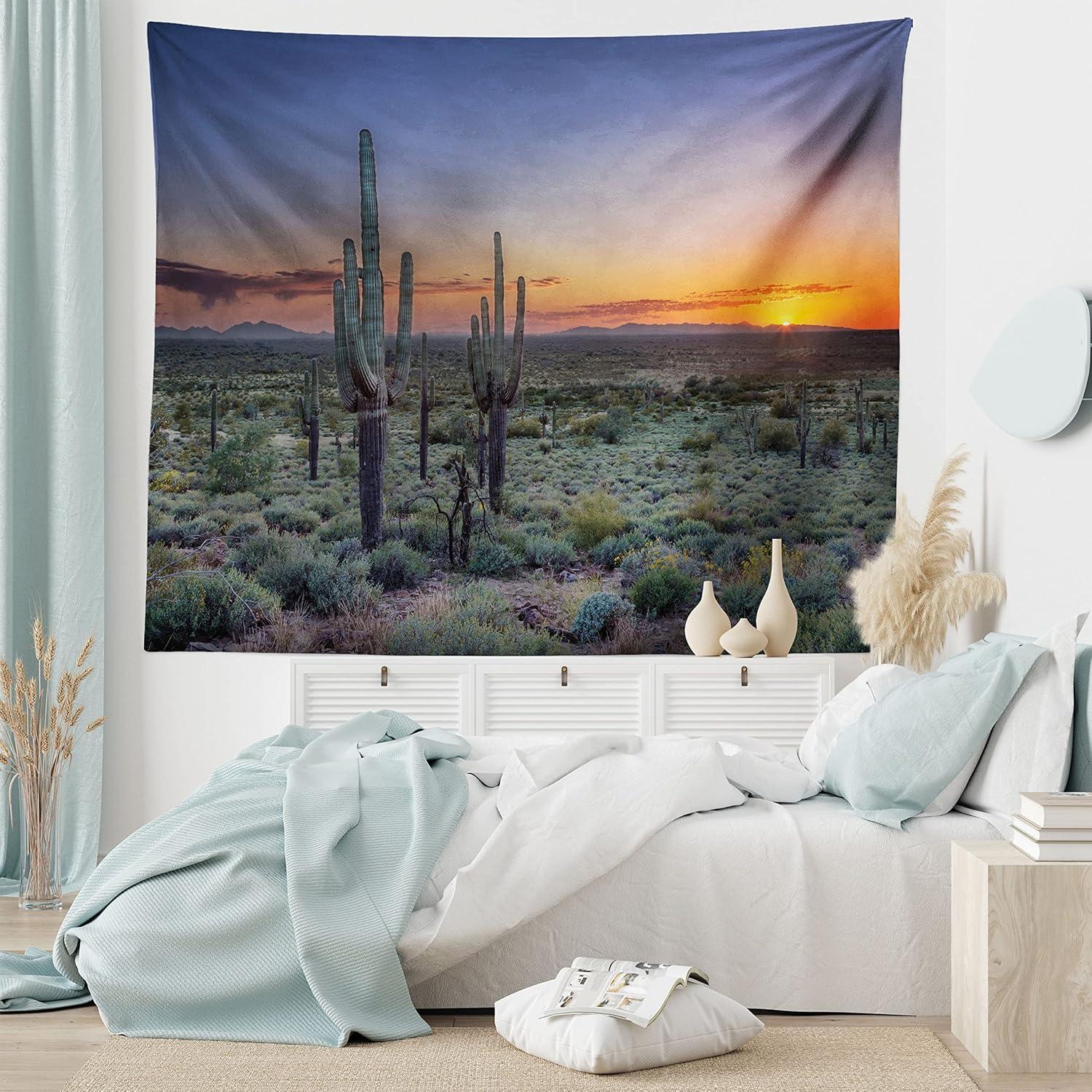 imageAmbesonne Compass Tapestry Compass Illustration with Lettering Nautical Ocean Adventure Themed Print Wide Wall Hanging for Bedroom Living Room Dorm 60 X 40 Night Blue BeigeGreen Mauve