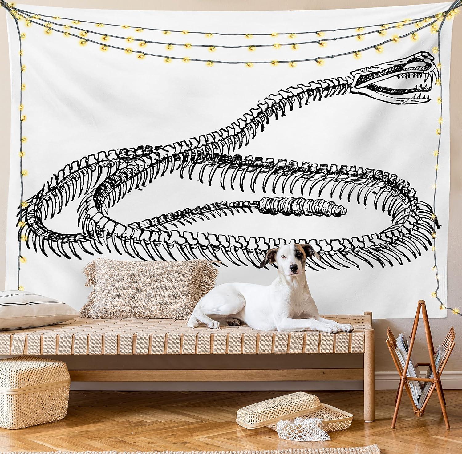 imageAmbesonne Compass Tapestry Compass Illustration with Lettering Nautical Ocean Adventure Themed Print Wide Wall Hanging for Bedroom Living Room Dorm 60 X 40 Night Blue BeigeBlack White